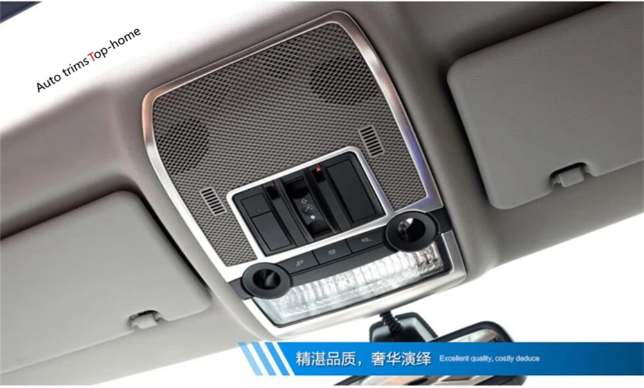 

For BMW X5 E70 2009 - 2013 X6 E71 2010 - 2014 Upper Roof Reading Light Lamp Protector Frame Cover Trim 2 Piece / Set