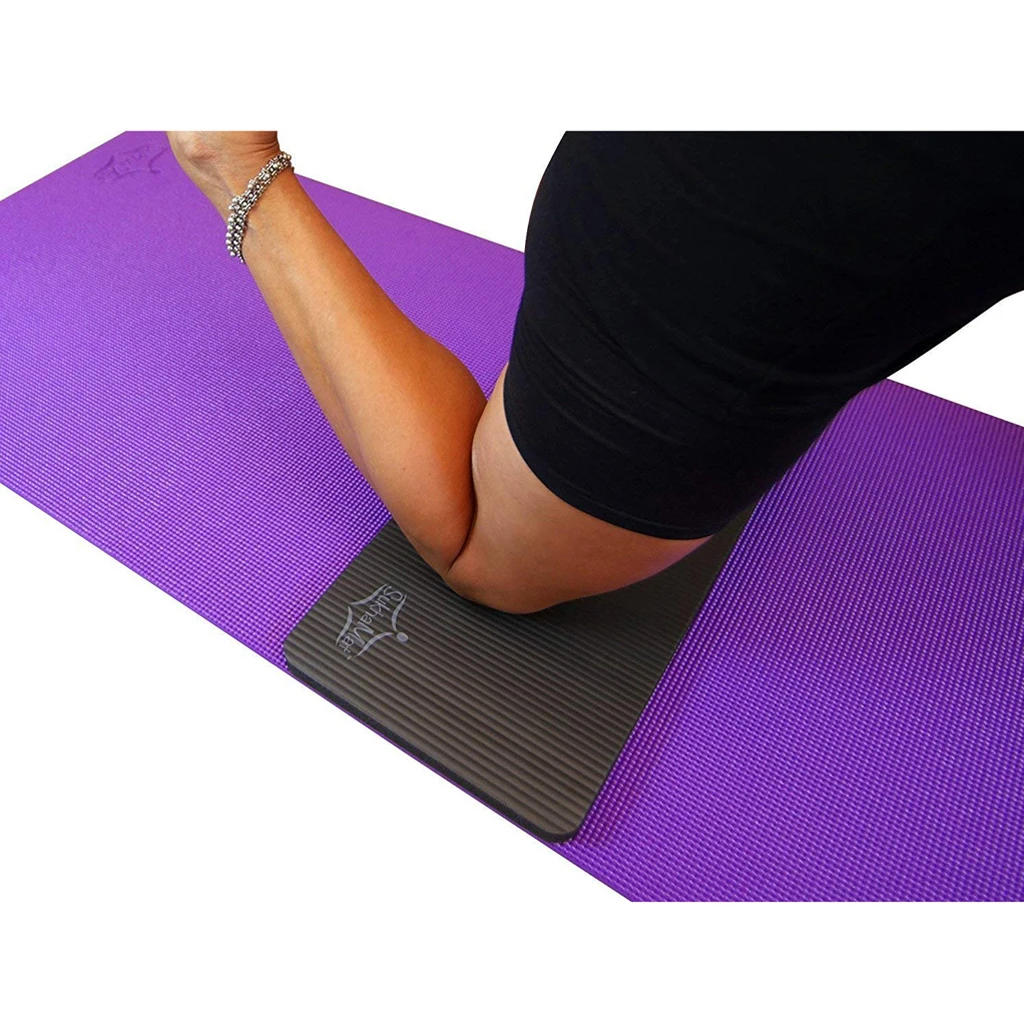 Yoga Knee Pad Travel Cushion (38x21mm) Anti-Slip 6mm Thick Workout Mat Yoga Knee Pad Cushion Yoga Accessories