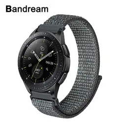 Натуральная нейлоновая петля ремешок для часов 20 мм 22 мм для samsung Galaxy Watch 42 мм 46 мм gear S3 ткань Миланская полоса спортивный ремешок браслет