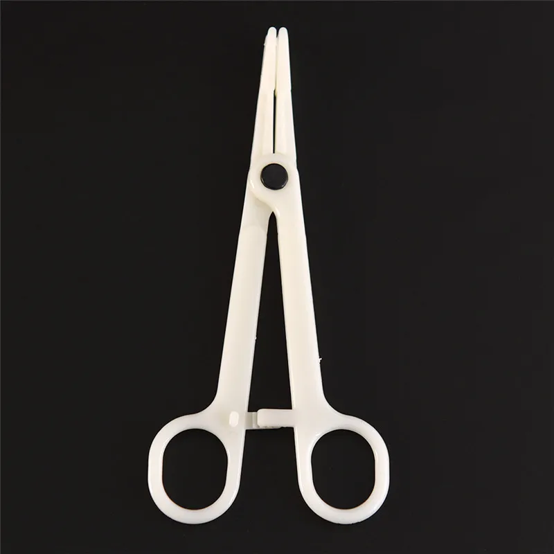 

1 Pcs Body Jewelry Tool Body Piercing Forceps Plier Clamp Permanent Clamp Ear Lip Navel Nose Round Open Septum Piercing