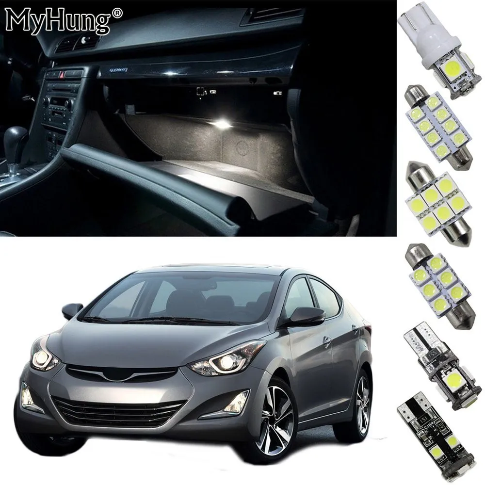 Interior Led Light For Hyundai Elantra I30 VERNA Solaris Car Replacement Bulbs Dome Map Lamp