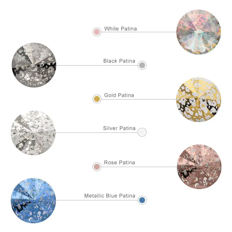 Цвет стеклянный кристалл в форме слезы патина Стразы высокое качество Pointback Необычные каменные капли Кристалл Стразы для одежды