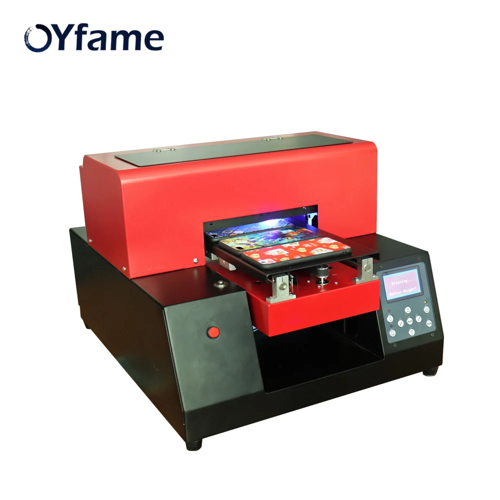 OYfame Automatic UV Printer A4 uv printer inkjet uv printer with emboss