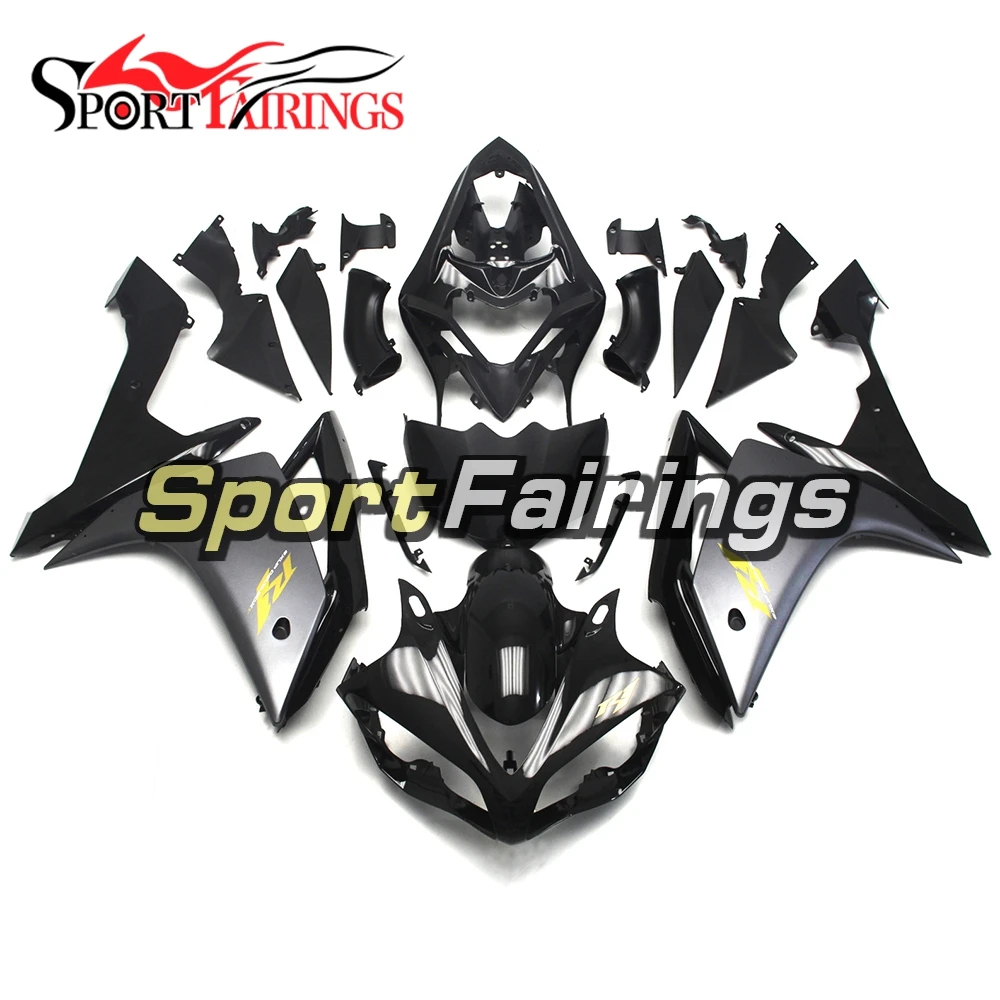 ABS Plastic Injection Complete Fairings for Yamaha YZF1000 R1 2007 2008 07 08 Body Kit Fittings Hulls Covers Cowlings Gun Metal |