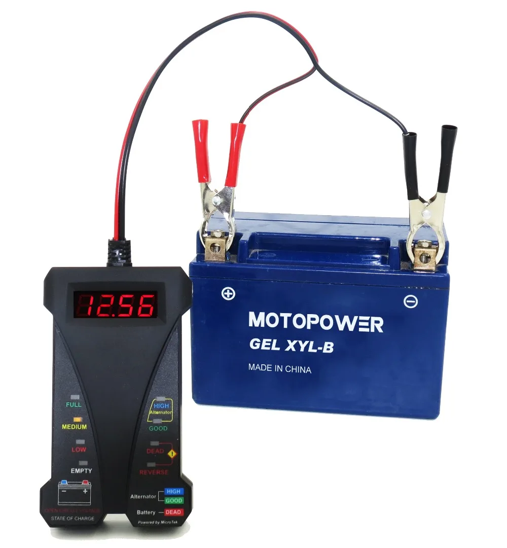 ﻿Buy 12V Smart Digital Battery Tester Voltmeter Alternator Analyzer