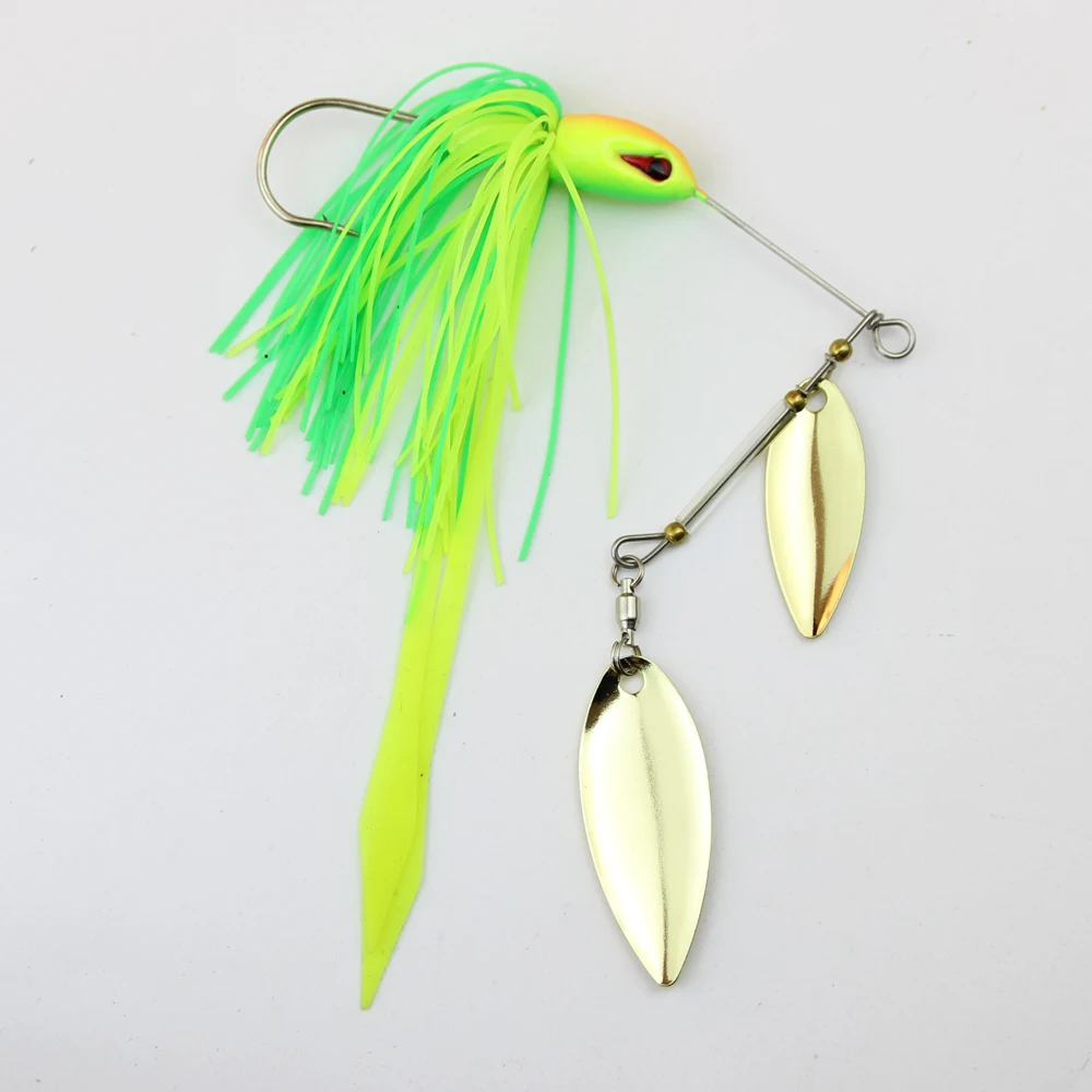 Buy 7g 14g metal spinner fishing lure spinner spoon