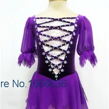 На заказ Катание на коньках для девочек; Новинка бренд Vogue соревнования в фигурном катании платье для Для женщин DR3034