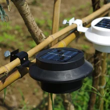 2 шт. открытый Солнечный свет датчик контроля солнечной энергии Забор водостоков солнечный свет, Открытый безопасности солнечное лампы