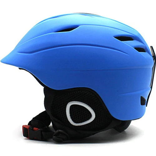 Прямая мужской/женский лыжный шлем сноуборд быстрый двигатель шлем маска Зимний снег скейтборд снегоход велосипед езда Спорт Безопасность - Цвет: Синий