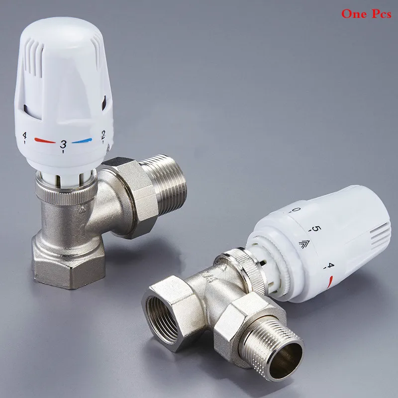 Латунный термостат, клапан управления радиатором, угловой тип PPR DN20* 1/2 DN25* 3/4, Термостатический регулирующий клапан для сияющего напольного отопления