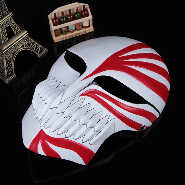 Горячая маска из аниме «Блич» Куросаки Ичиго реквизит аниме косплей маска японские коллекции Новое приведение ужас страшная маска для Хэллоуина CPW63