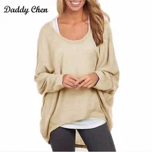 Sweaters Women Autumn V-Neck Knitting Pullovers 2018 Casual Loose Sweater Tops Winter Femme Solid Color Long Women's Top Sweaters Women Autumn V-Neck Knitting Pullovers 2018 Casual Loose Sweater Tops Winter Femme Solid Color Long Women's Top