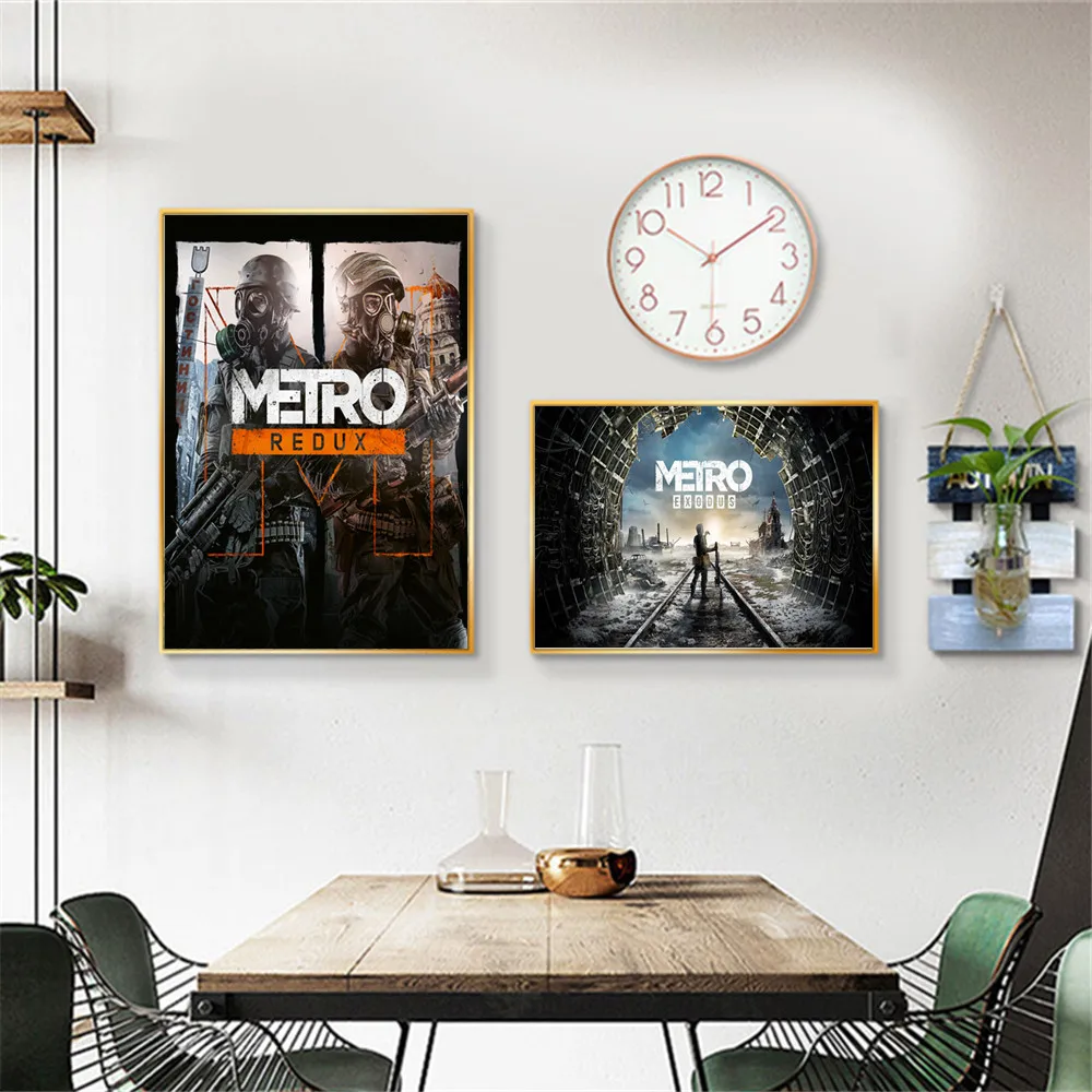 Metro Exodus Video Juego Obra De Arte Lienzo Arte De Pared