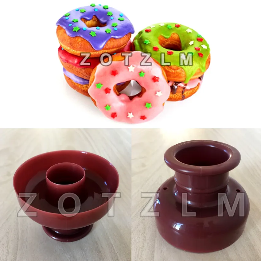 

1 Piece Round Shaped Plastic Doughnut Mold Sandwich Toast Onigiri Cake Cookie Pastry Cutters Kitchen Baking Tools ZOTZLM SLP093