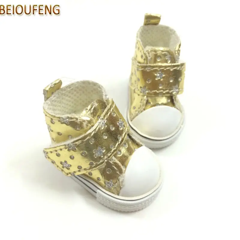 Beioufeng 1/6 أحذية للدمى bjd دمية الأحذية الرياضية رياضية ، 5 سنتيمتر مصغرة دمى لعبة جيم للمنسوجات الاكسسوارات 6 زوج/الوحدة