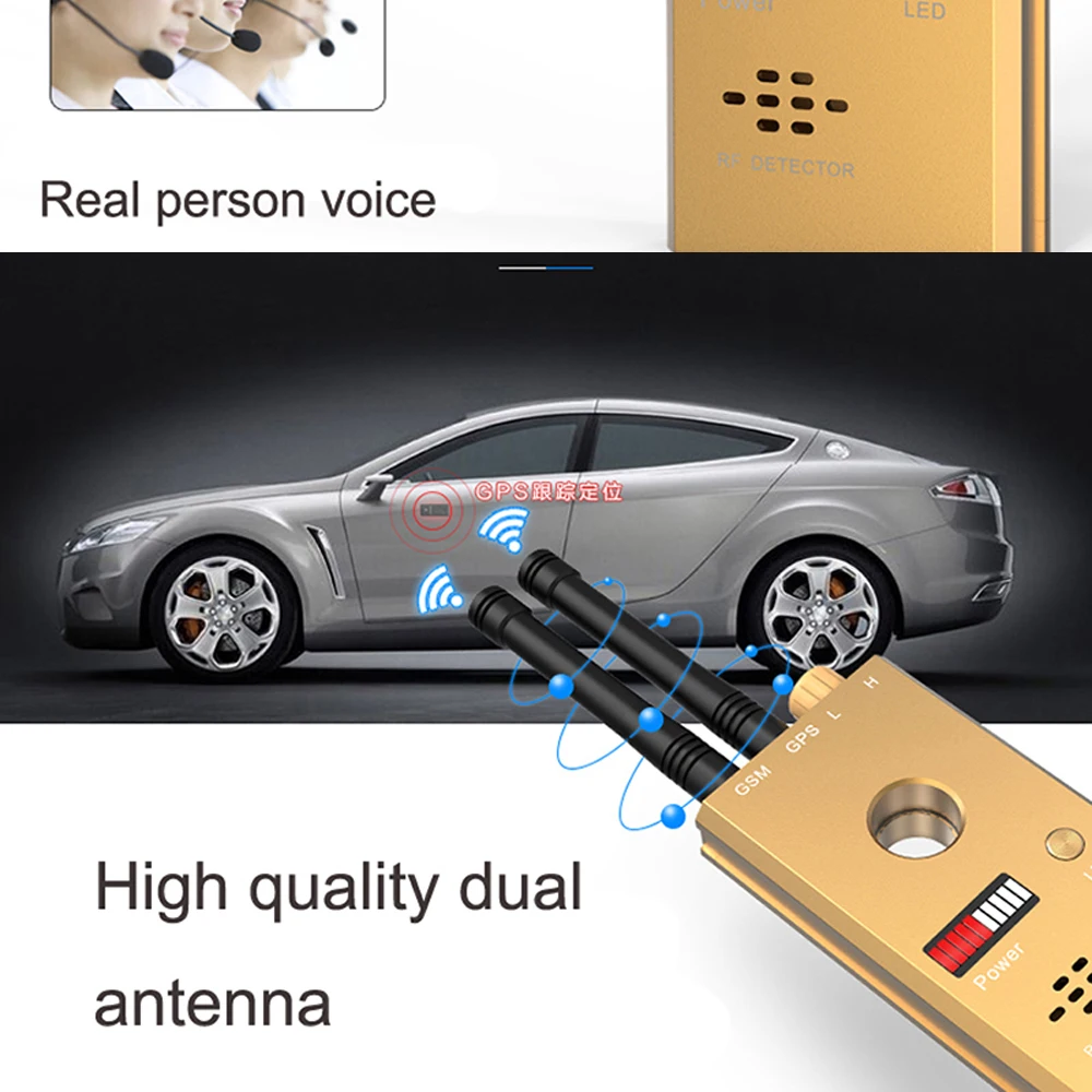 1 шт. беспроводной сканер сигнала GSM устройство поиска Радиочастотный детектор микроволнового обнаружения датчик безопасности сигнализация найти Анти-шпион найти gps