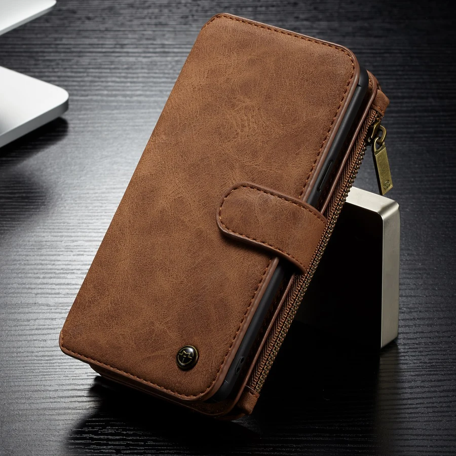 Многофункциональный кожаный чехол-кошелек для Fundas samsung Galaxy S9/S9 Plus, чехол на молнии, чехол для телефона, чехол для сумки