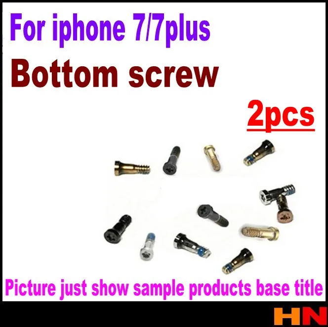 2 шт. замена фиксации для iPhone 7 7plus 4 и 5 дюйма нижние винты|fixed|fixing screws |