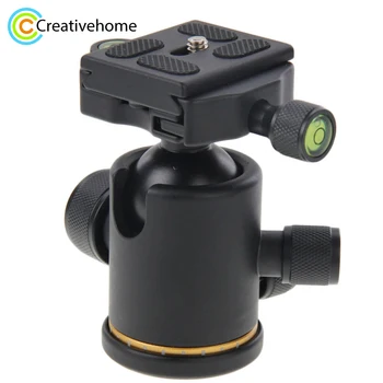 

360Degree Quick Release Plate Ball Head Ballhead 1/4" Screw Mount Stand For Nikon Canon Sony DSLR Gopro Sport Camera Accessories