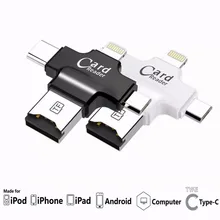 USB Lightning TYPE C Micro USB OTG 4 in 1 Usb Flash font b Drive b