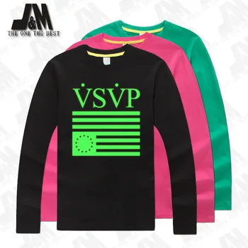 

ROG CKY VSVP t shirt ROCKY men's Hip Hop t-shirt America Flag Print Cotton Tee Shirts Men Casual Clothing glow in the dark
