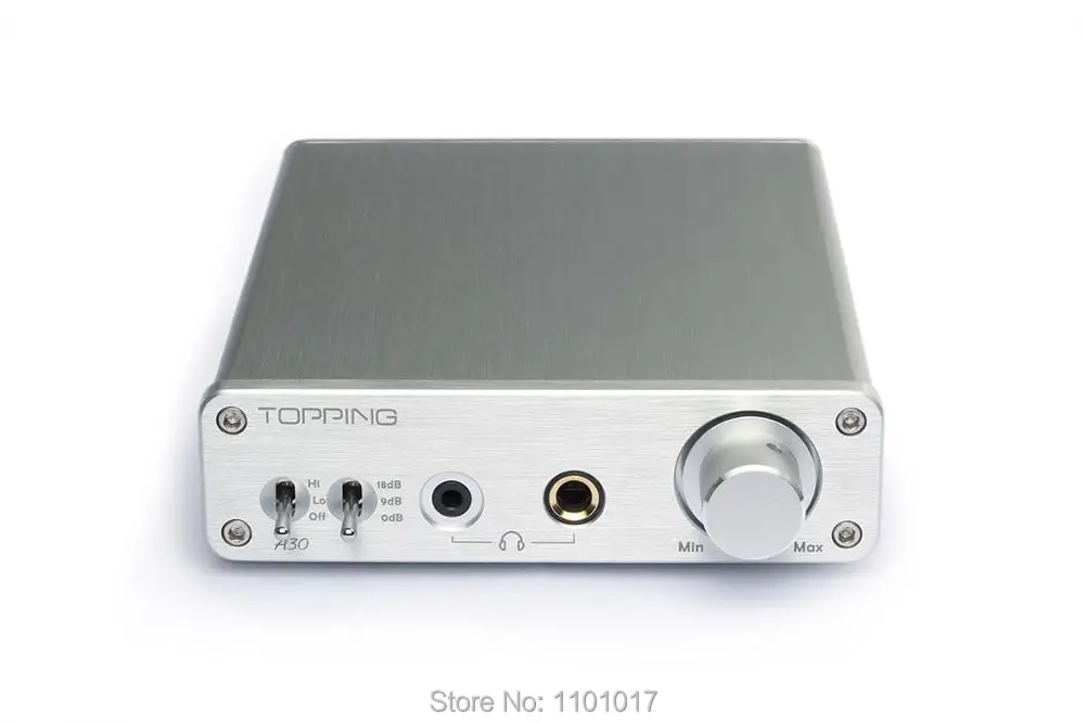

Topping A30 TPA6120 3.5mm/6.35mm Headphone output HIFI EXQUIS Desktop Headphone Amplifier