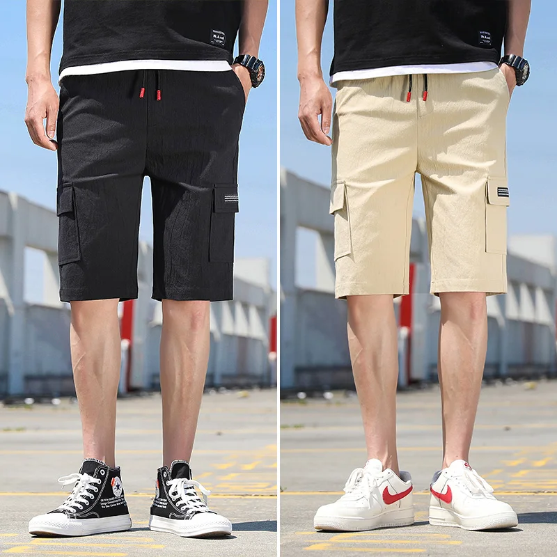 Summer Casual Shorts Men's Cotton Sports Five Points Seven Points Leisure and Fitness Shorts Men's Loose Beach Pants Summer Casual Shorts Men's Cotton Sports Five Points Seven Points Leisure and Fitness Shorts Men's Loose Beach Pants