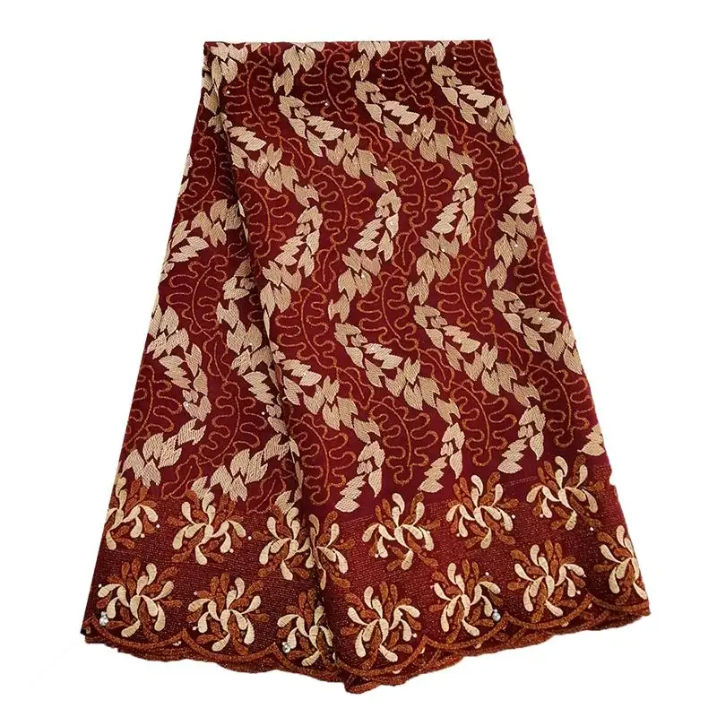 

2019 Latest Swiss Lace Fabric Dress African French Voile Lace In Switzerland High Quality Nigerian Dry Cotton Lace Fabric
