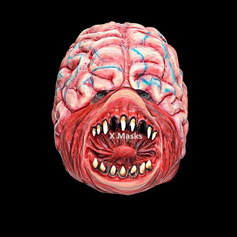 

Brain Prank Halloween Monster Scary Mask Latex Devil masks masquerade party silicone Horror Zombie Terror Parasitic