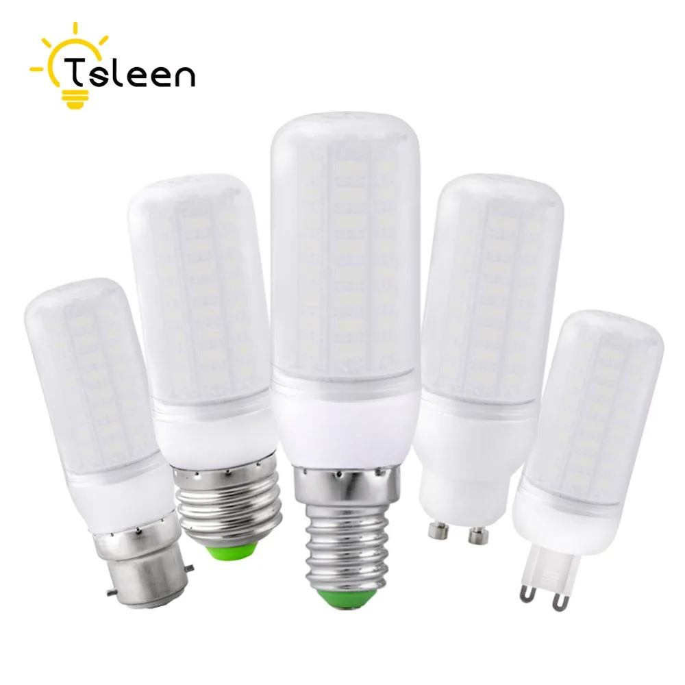 

Milky Cover 24-72leds 7W-25W Safety & Reliable Led Corn Lamp E14/E27 SMD 5730 Leds G9/GU10/B22 AC 220V/110V bombillas led