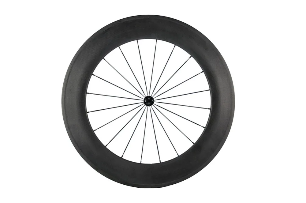 Discount Complected set carbon road wheels 88mm clincher 700c carbon wheelset matte for shimano 1