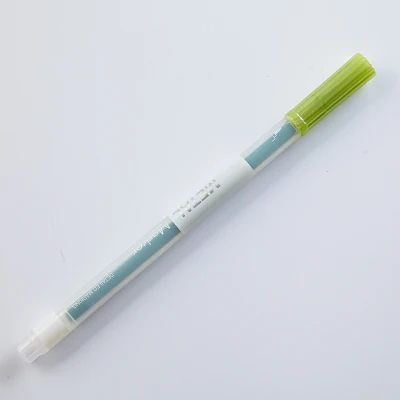 1 шт. металлический маркер, сделай сам, скрапбукинг, ремесла, мягкая кисть, ручка, художественный маркер, ручка для канцелярских принадлежностей, школьные принадлежности - Цвет: Зеленый