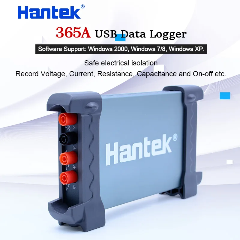 Цифровой USB Регистратор данных Hantek 365A регистратор для тока сопротивление
