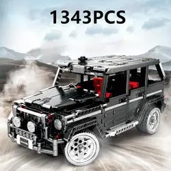 1343 шт. лего technic Creator серии моделирование внедорожник автомобиль Merceding-Benz G-Class G500 модель MOC строительные блоки наборы кирпичи подарок игрушка