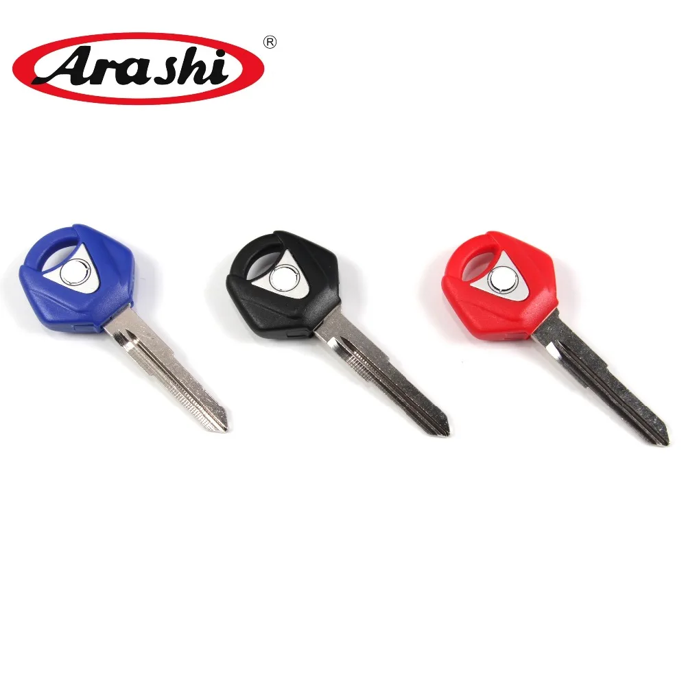 

ARASHI Blade Blank 43mm Key For YAMAHA YZF-R25 YZF-R3 YZF R25 R3 Motor Lock Uncut Parts Accessories Aluminum Red Blue Blue