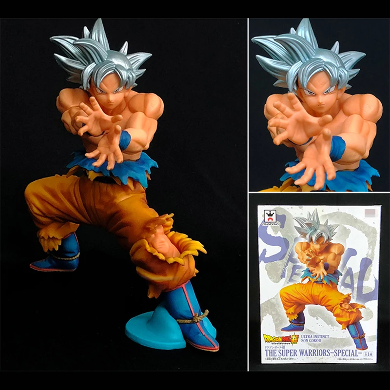 

Dragon Ball Super DXF ROS Action Figure Silver Hair Goku Ultra Instinct Goku Jiren PVC Model Toy Doll