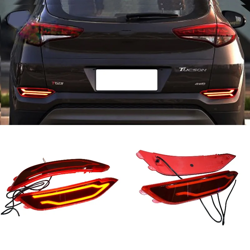 ZALTAS Piloto Trasero LED Para Hyundai Para Tucson 2016 2017 2018 Luz Trasera Exterior Coche Luz Señal De Giro Trasera Lámpara Freno Parada Luz De Freno Trasero (Color : Derecha