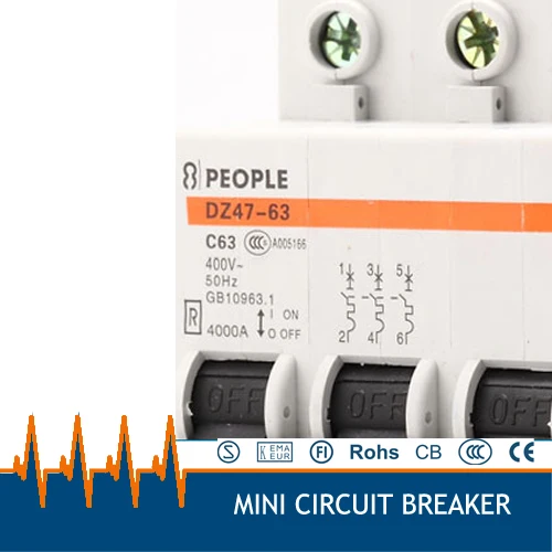 DZ47 63 AC380v 3 фазный защитный выключатель А от утечки|circuit breaker|leakage circuit breakeramp breaker |