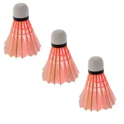 Акция! Новый практический reddark Night LED Бадминтон Воланы птички Освещение упаковка из 3