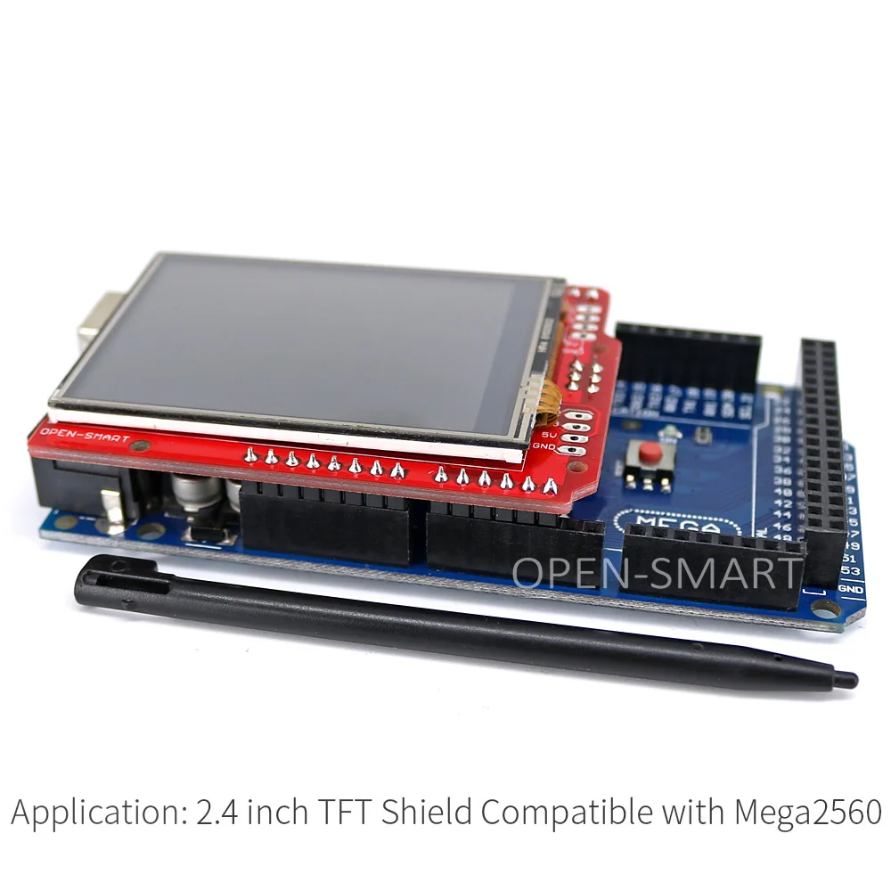 2.4 inch TFT LCD Display module Touch Screen Shield ILI9325 IC onboard temperature sensor + Pen for Arduino UNO R3/ Mega 2560 R3