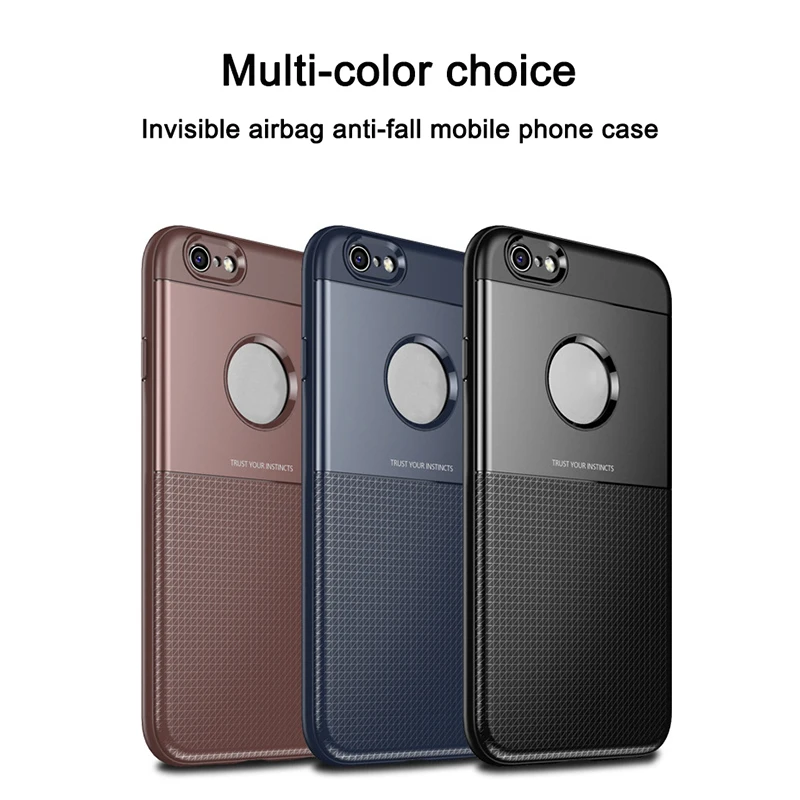 

1Pcs Luxury Mobile Phone Cases for iPhone 6 6Plus Silicon Drop Protection Gel Soft Shell