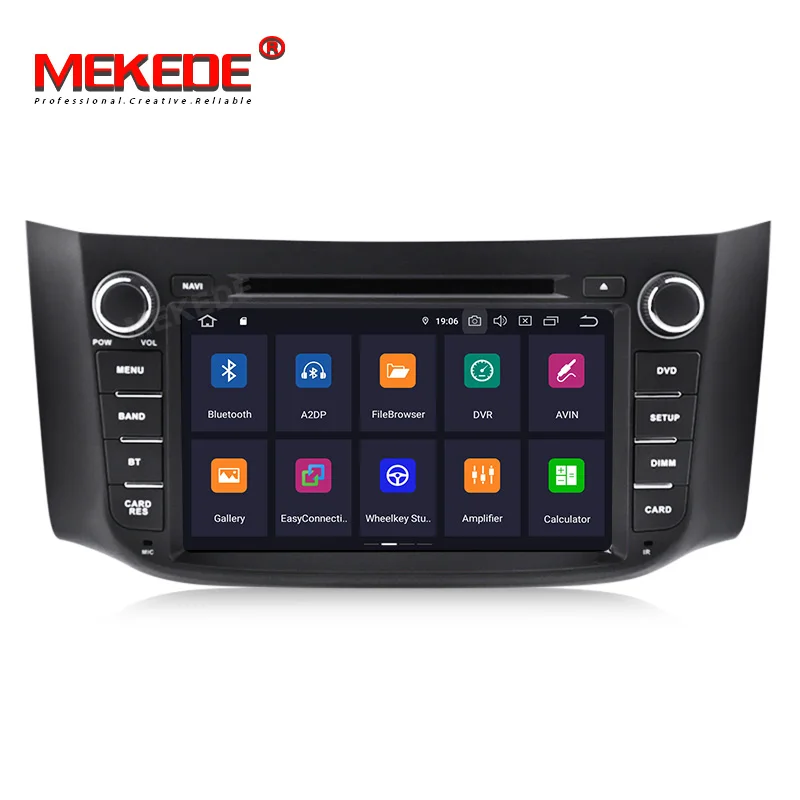 Perfect MEKEDE Android9.0 Car Radio DVD for NISSAN SILPHY Quad Core wifi Bluetooth video audio Multimedia 2 din car dvd player 3