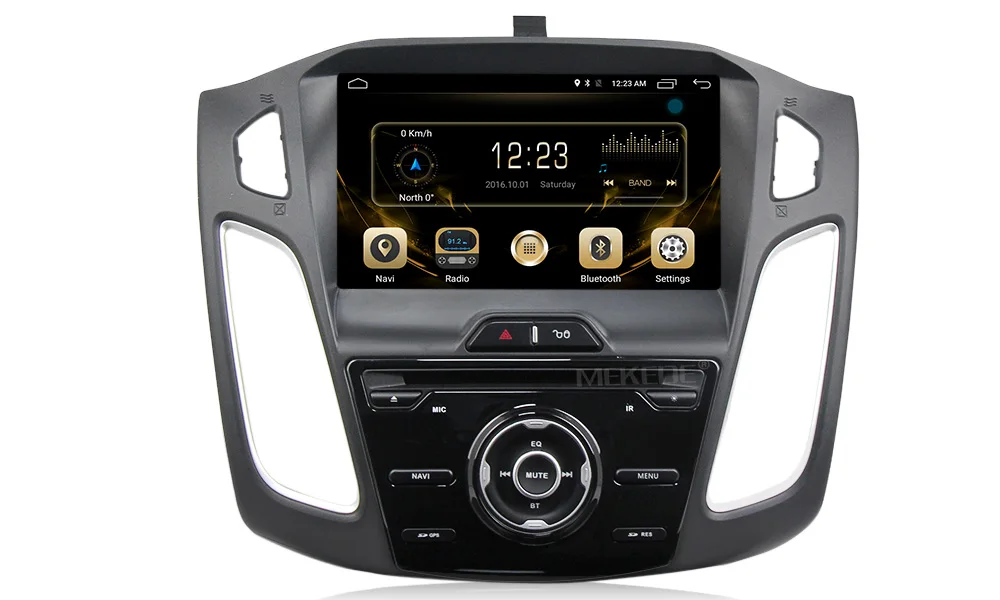 Clearance MEKEDE in stock AutoRadio fit for Ford focus 2011-2015 with android 7.1 quad core system support GPS Navigation wifi bluetooth 9