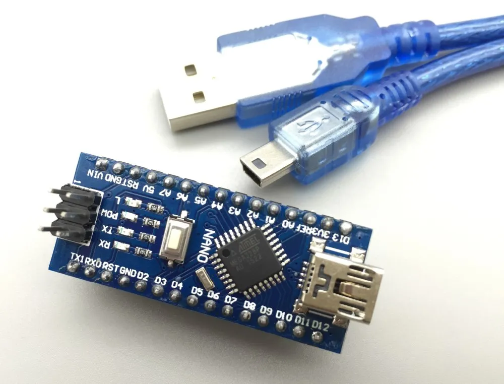 5 шт./компл. = 5 шт нано V3.0+ 5 шт. USB нано-V3.0 ATmega328PCable ATmega328 Nano 3,0 CH340G для arduino
