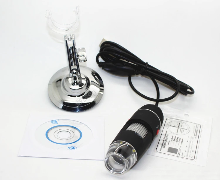 Новый 0.35MP 8 светодиодный 800X USB эндоскопия с цифровым микроскопом видео лупа