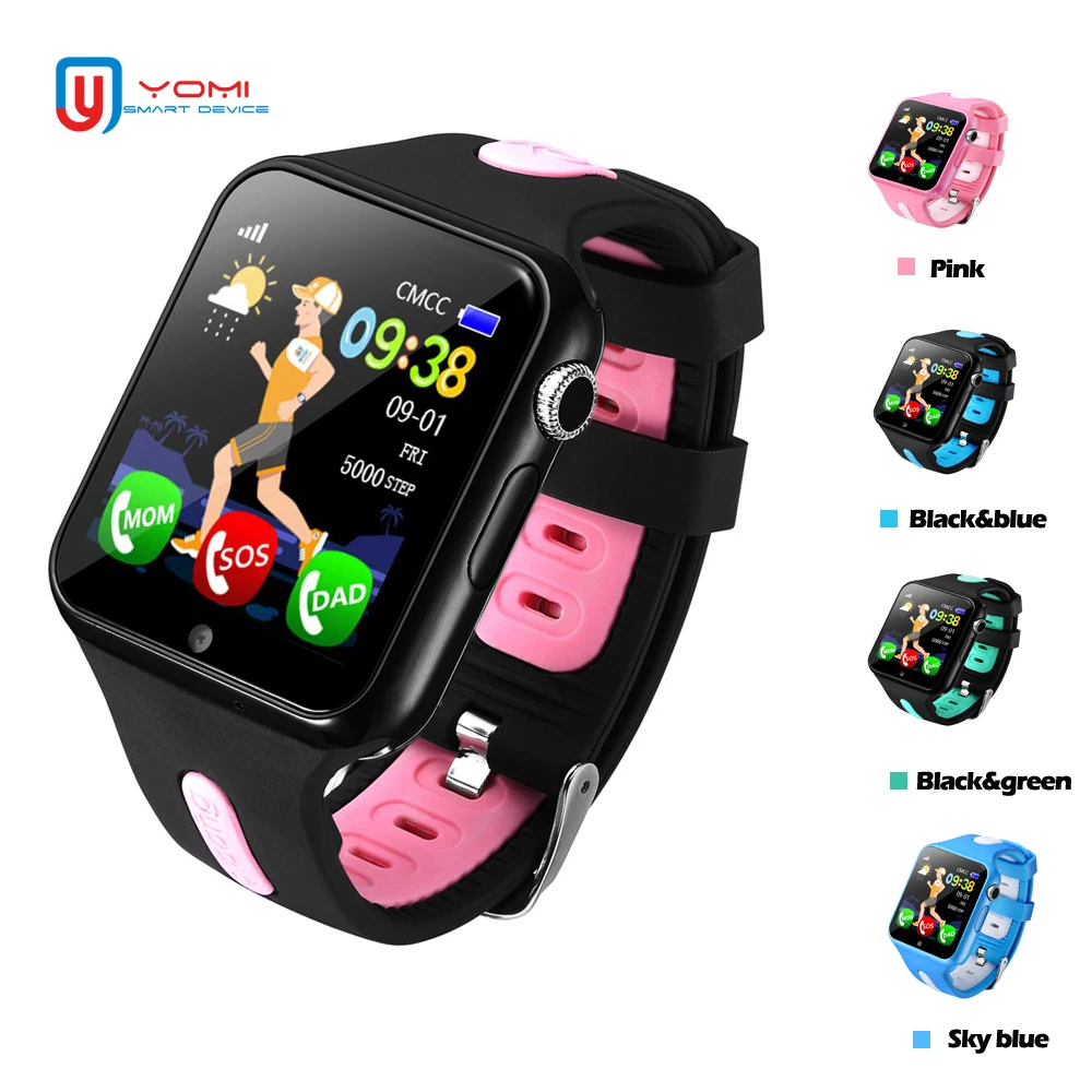 Gps Смарт часы V5K Водонепроницаемый Smartwatch С Камера Facebook sos вызов Носимых трекер Anti