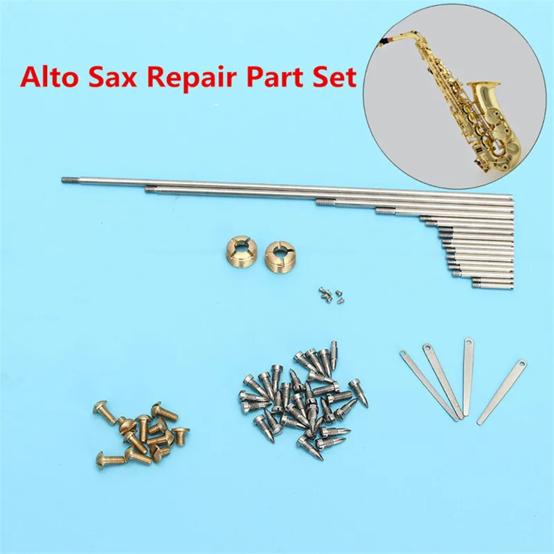 

Alto Sax Repair Part Set Screw Parts + Saxophone Springs Woodwind Instruments Professional Luthier Tool Parts for Sax Saxophone