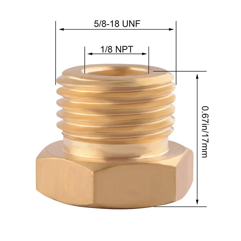 SPEEDWOW 1/8 NPT переходное соединение X Matric Thread-Bras 1 шт. адаптер датчика сливного отверстия Датчик температуры масла латунный фитинг адаптер - Название цвета: Серый