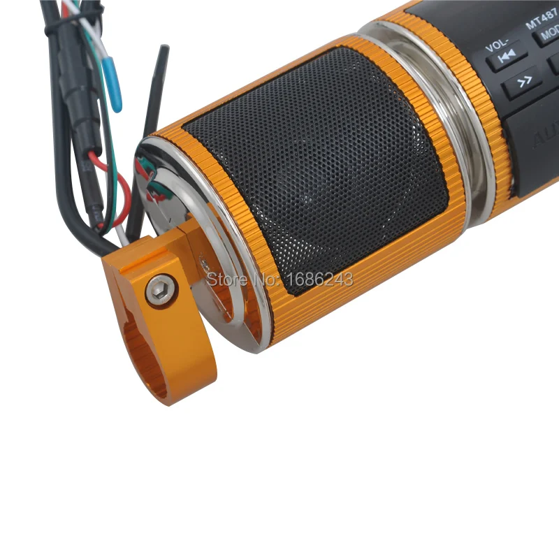 Мотоцикл динамик Bluetooth V2.1+ EDR аудио плеер водостойкий стерео динамик fm-радио AUX USB TF MP3 плеер универсальный