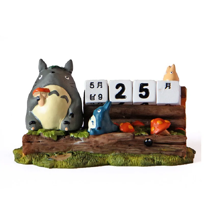 Студия Ghibli miyazaki totoro милый календарь totoro Смола экшн Коллекция игрушечных фигурок модель игрушки для детей рождественские подарки